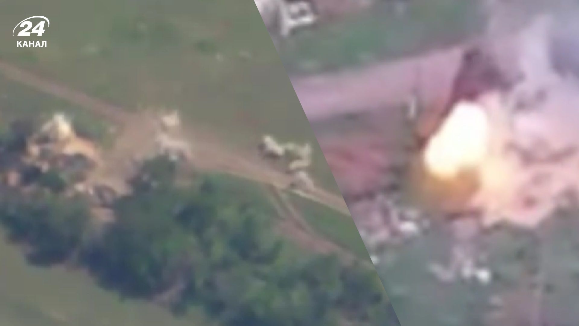 ЗСУ уразили ворожий склад та три гармати: вибухове відео - 24 Канал